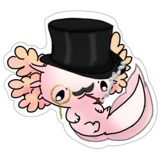 fancy axolotl logo